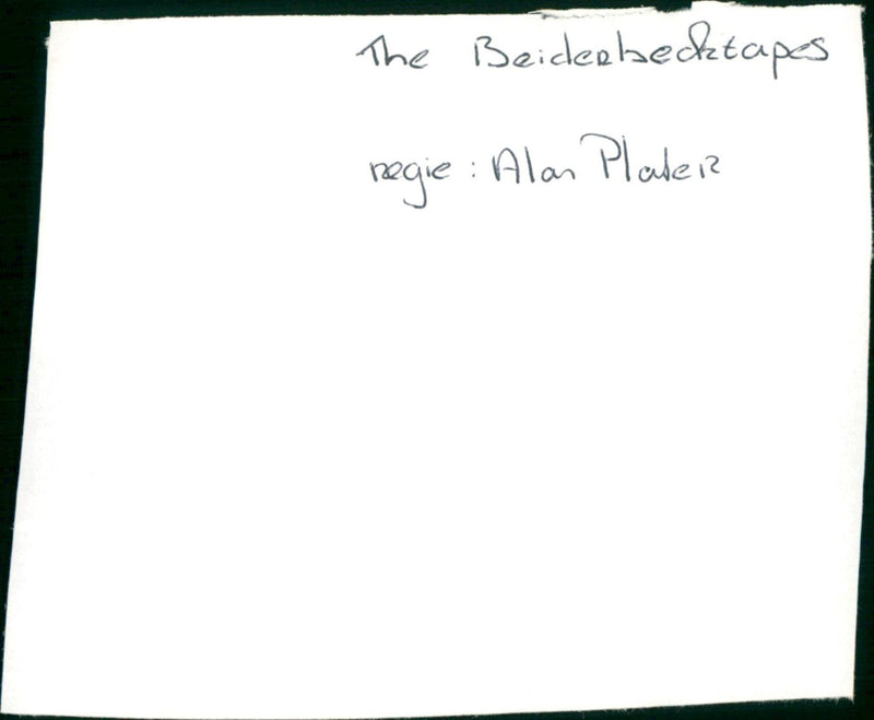 The Beiderbecke Tapes - Vintage Photograph