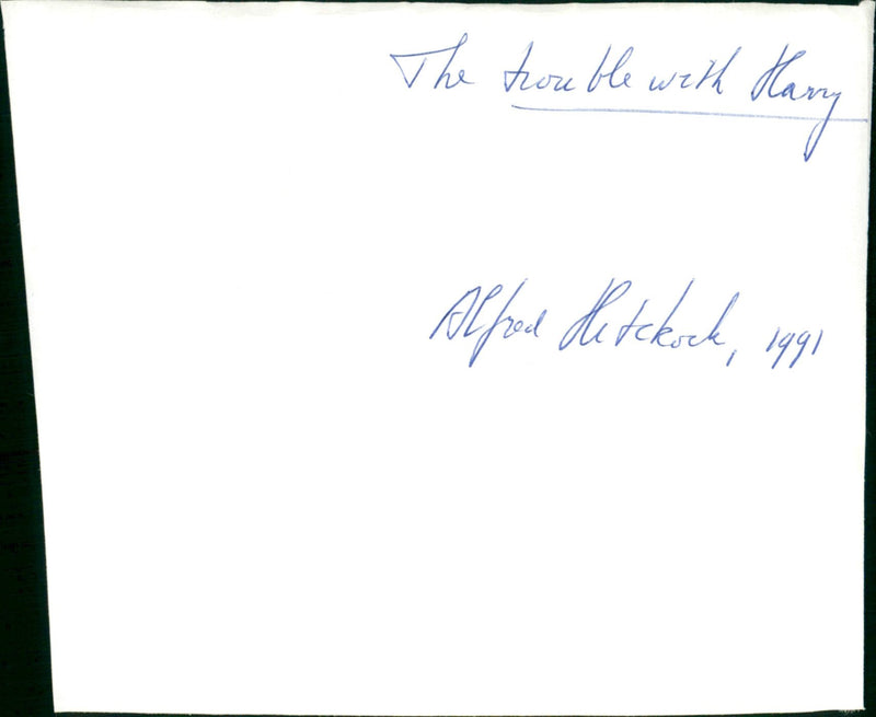 The Trouble with Harry - Vintage Photograph