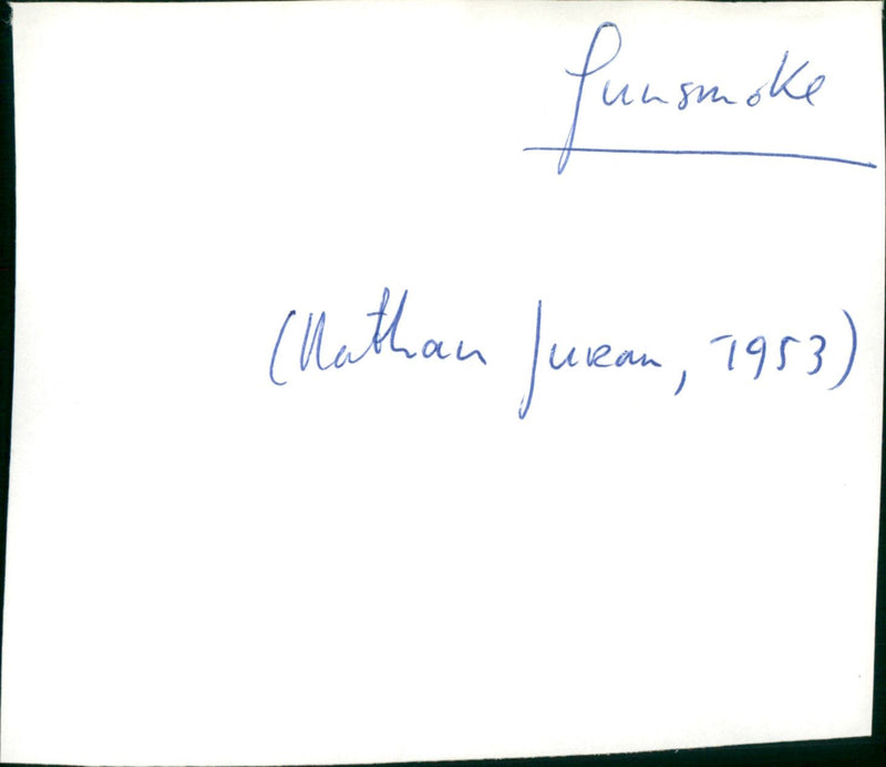 Gunsmoke - Vintage Photograph