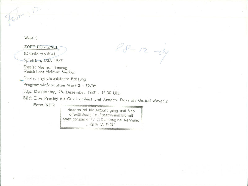 Double Trouble - Vintage Photograph