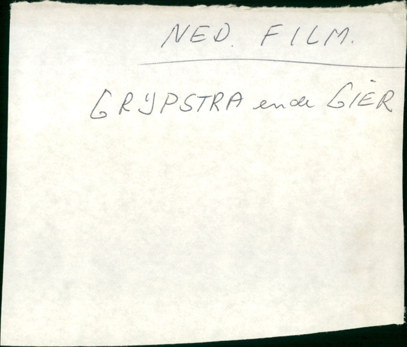 Grijpstra & De Gier - Vintage Photograph