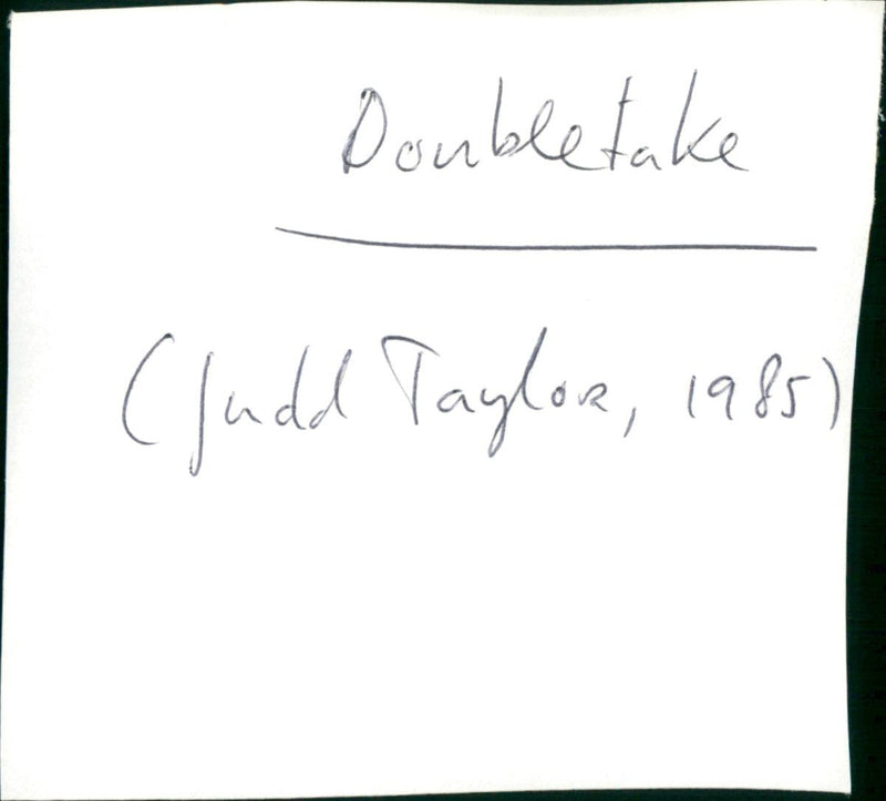 Doubletake - Vintage Photograph