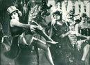 Marlene Dietrich and Rosa Valetti - Der blaue Engel - Vintage Photograph