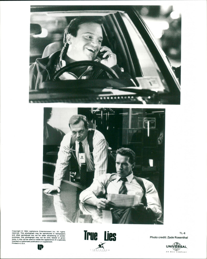 Tom Arnold and Arnold Schwarzenegger - Vintage Photograph