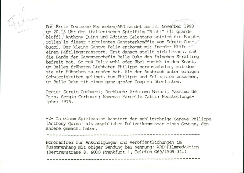 II grande bluff - Vintage Photograph