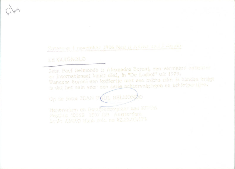 Le Guignolo - Vintage Photograph