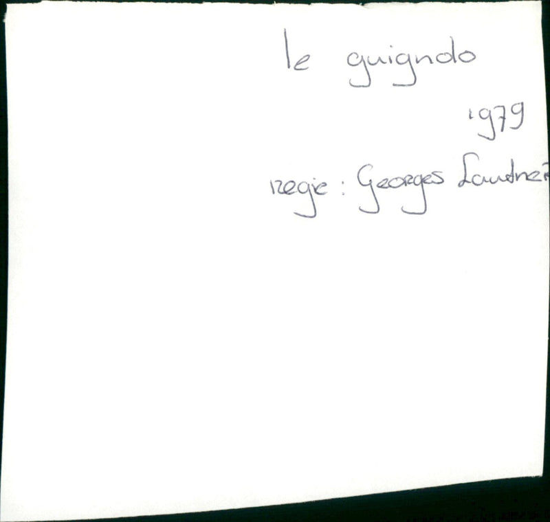 Le Guignolo - Vintage Photograph