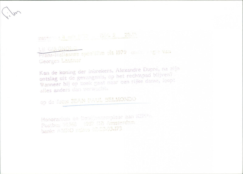 Le Guignolo - Vintage Photograph