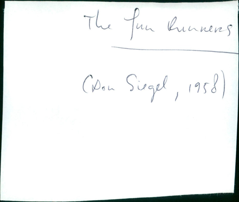 The Gun Runners - Vintage Photograph