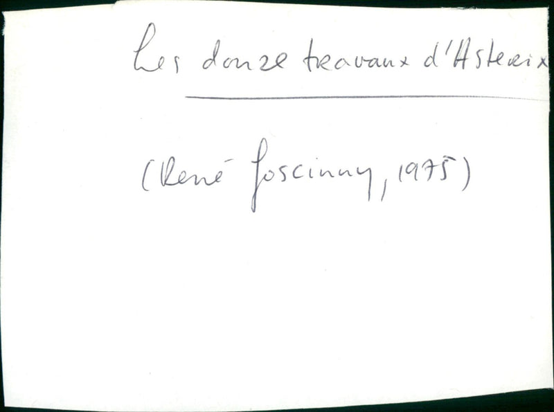 Les Douze travaux d'Astérix - Vintage Photograph