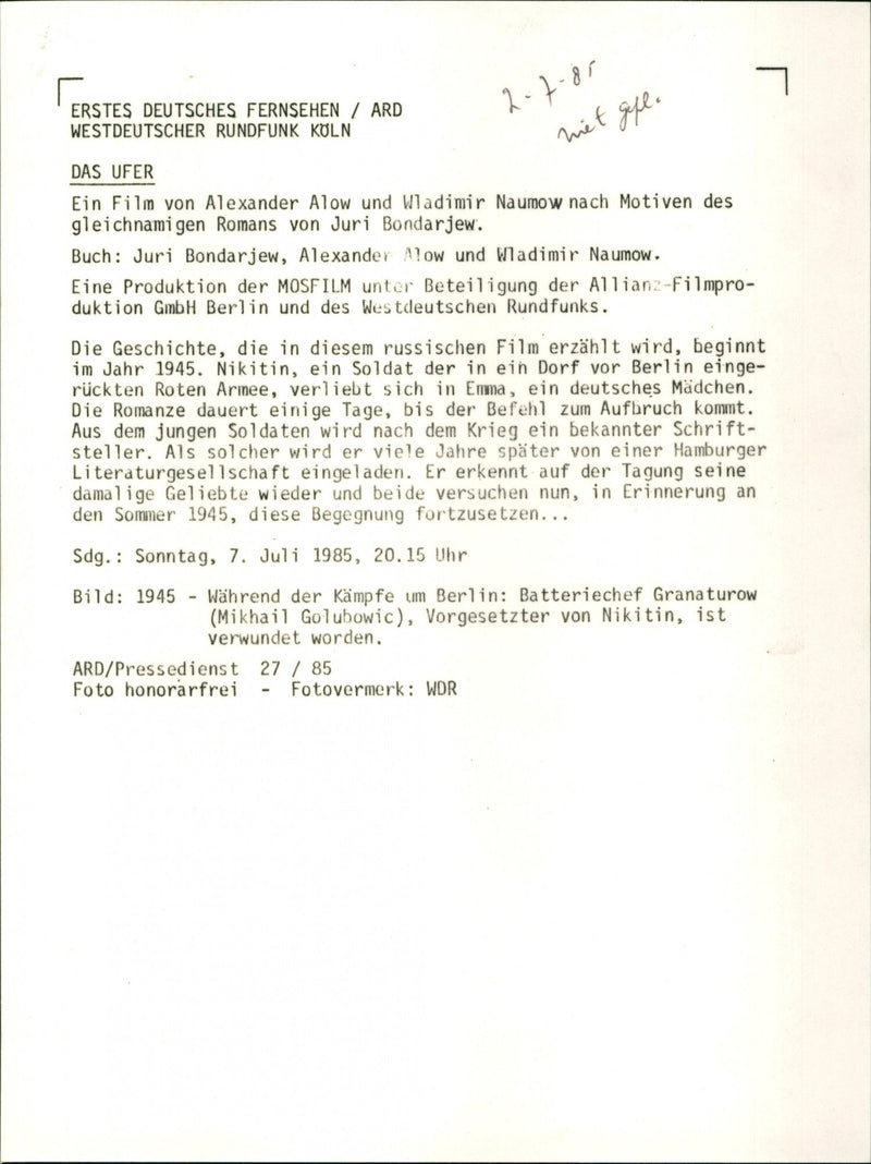 Das Ufer - Vintage Photograph