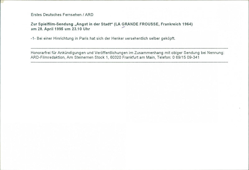 La Grande Frousse - Vintage Photograph