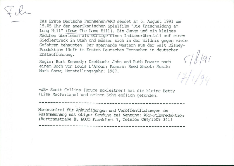 Down the Long Hill - Vintage Photograph