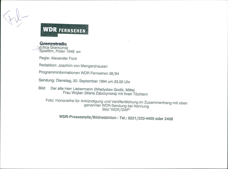 Ulica Graniczna - Vintage Photograph