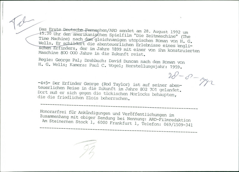 The Time Machine - Vintage Photograph