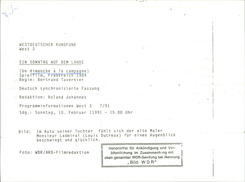 Un dimanche à la campagne - Vintage Photograph