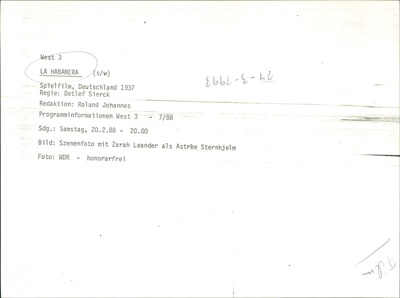 La Habanera - Vintage Photograph