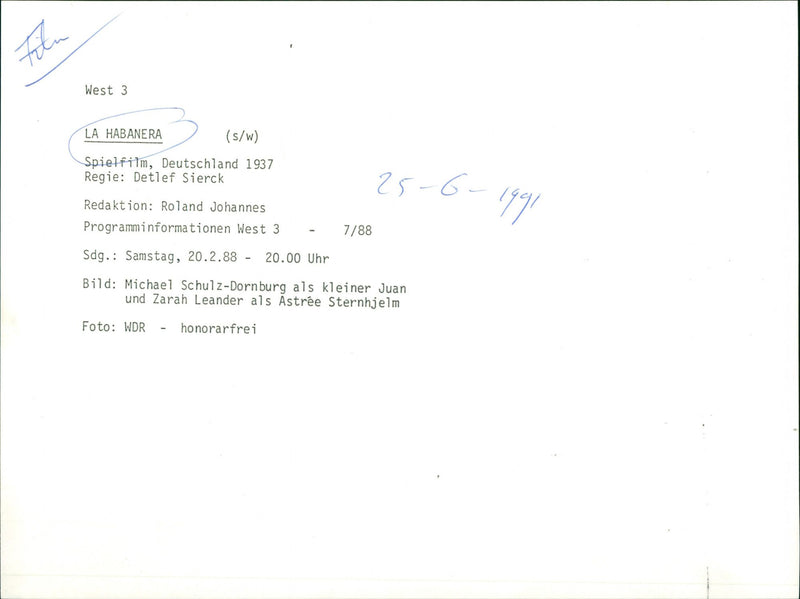 La Habanera - Vintage Photograph