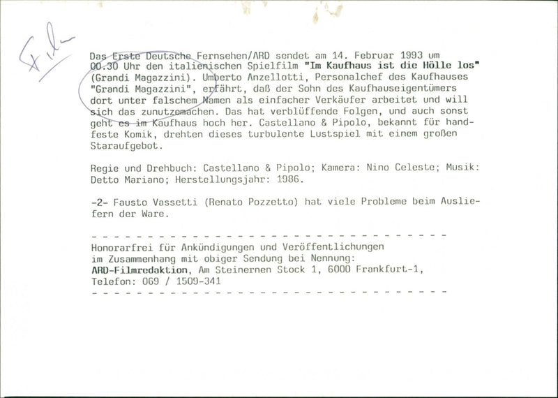 Grandi Magazzini - Vintage Photograph