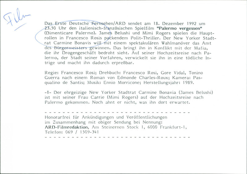 Dimenticare Palermo - Vintage Photograph