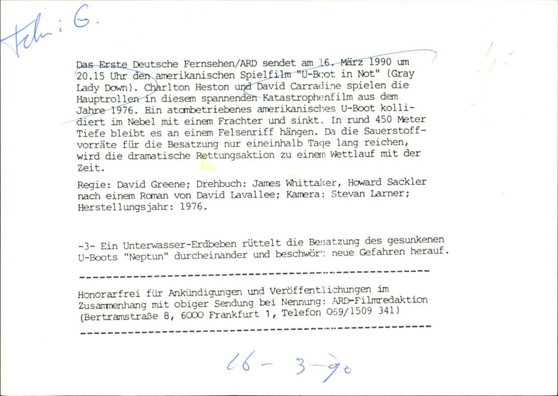 Gray Lady Down - Vintage Photograph