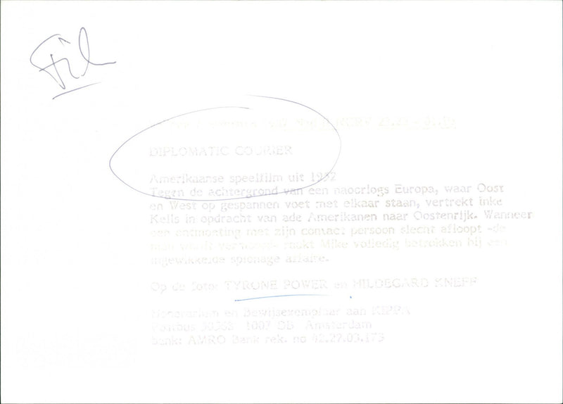 Diplomatic Courier - Vintage Photograph