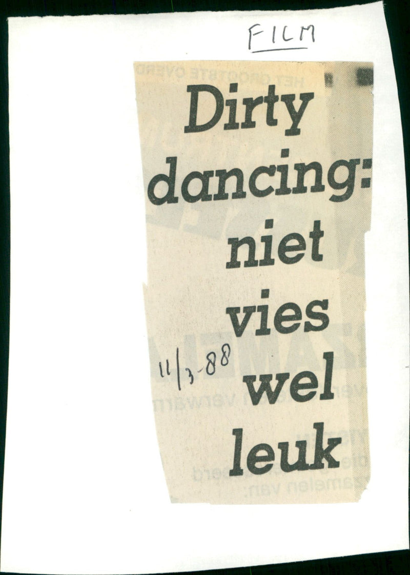 Dirty Dancing - Vintage Photograph