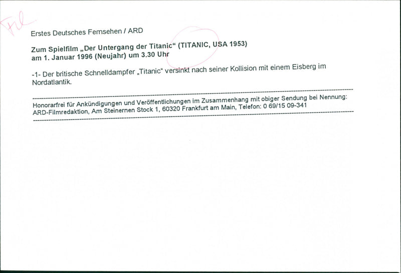 Titanic (1953) - Vintage Photograph