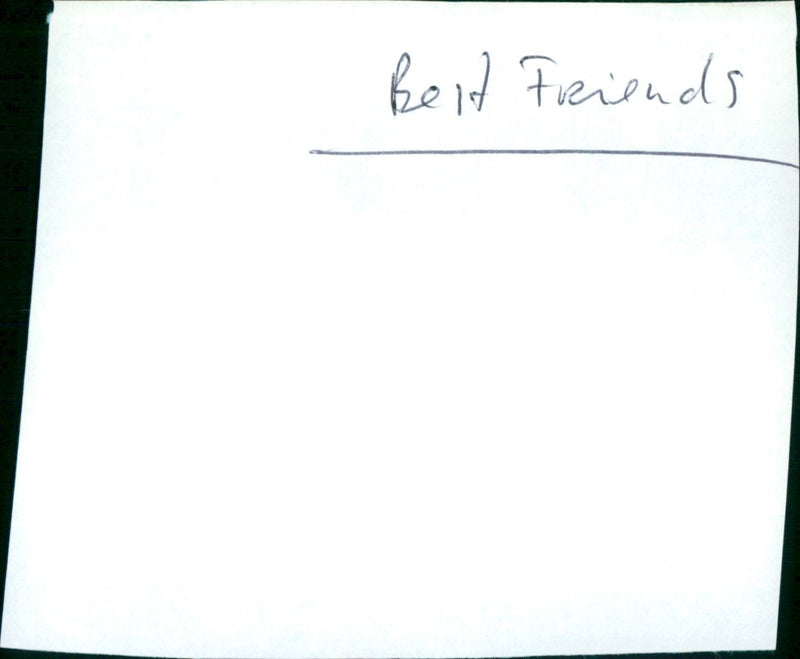 Best Friends - Vintage Photograph