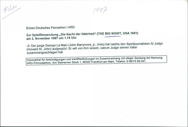 The Big Night - Vintage Photograph