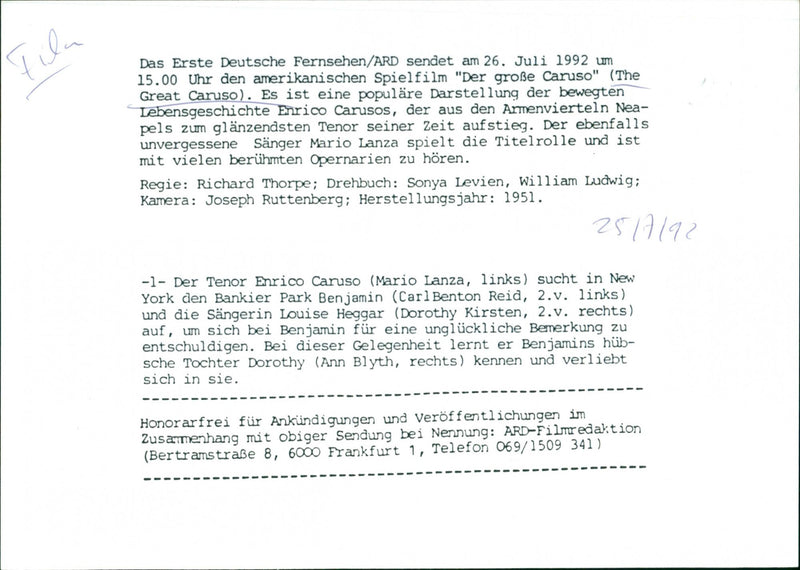 The Great Caruso - Vintage Photograph