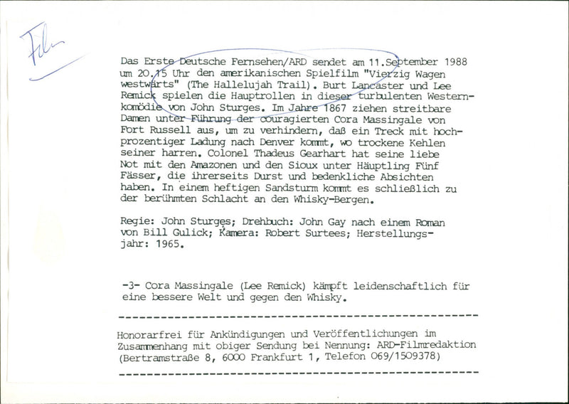 The Hallelujah Trail - Vintage Photograph