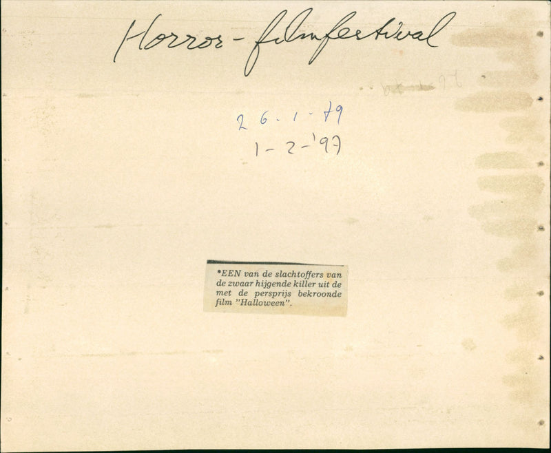 Halloween - Vintage Photograph