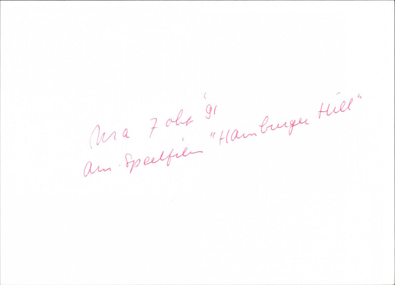 Hamburger Hill - Vintage Photograph