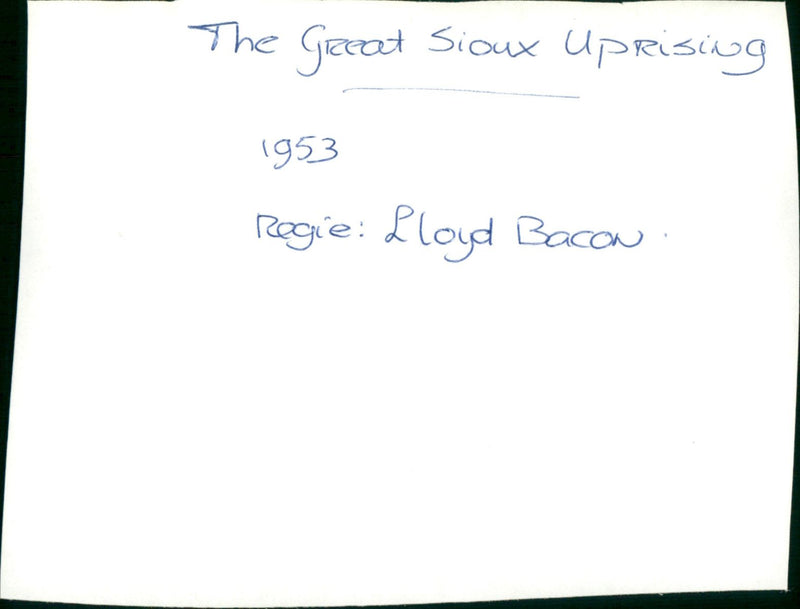 The Great Sioux Uprising - Vintage Photograph