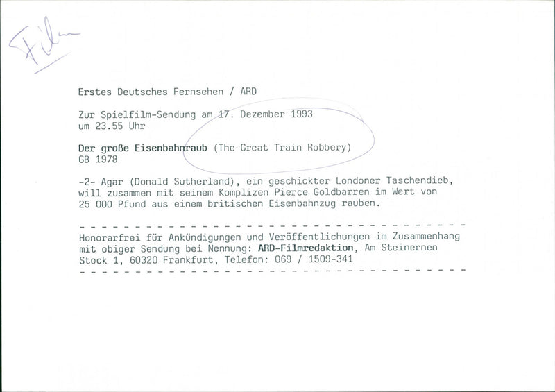 The great train robbery - Vintage Photograph