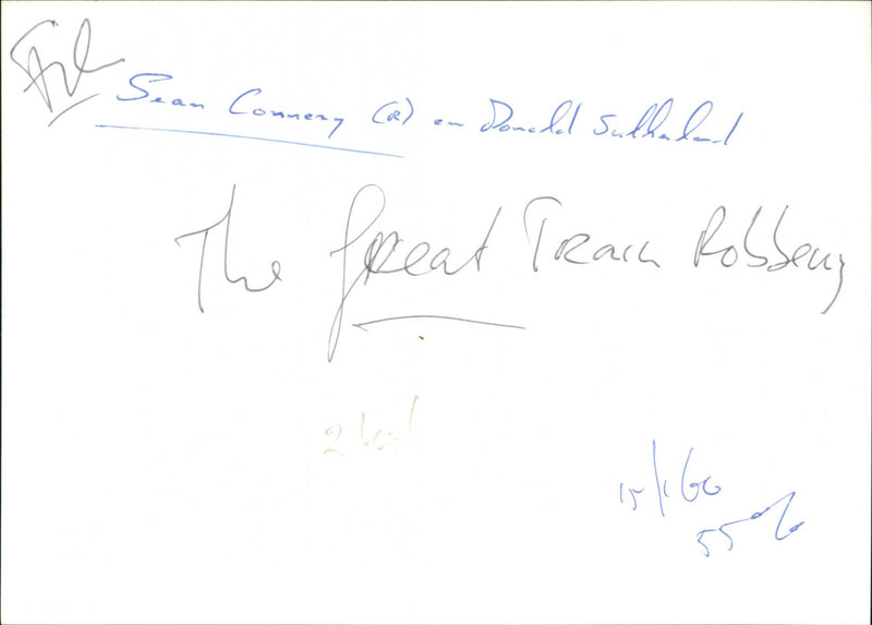 The great train robbery - Vintage Photograph