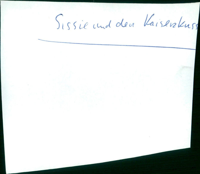 Sissi und der Kaiserkuss - Vintage Photograph