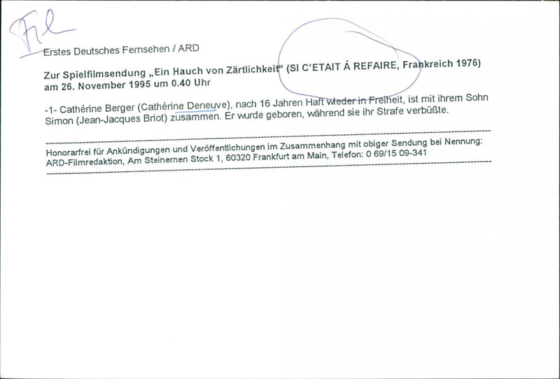 Si c'était à refaire - Vintage Photograph