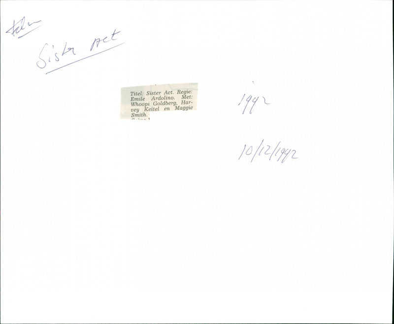 Sister Act - Vintage Photograph