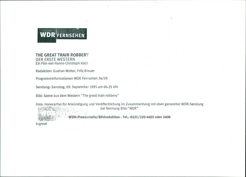 The Great Train Robbery - Vintage Photograph