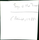 Sign O the Times - Vintage Photograph