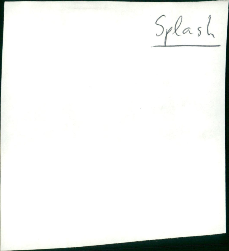 Splash - Vintage Photograph
