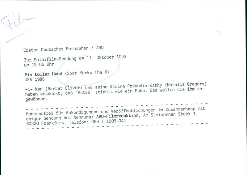 Spot Marks the X - Vintage Photograph