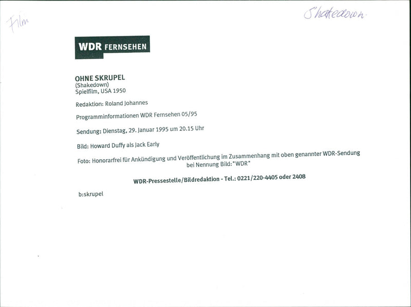 Shakedown - Vintage Photograph