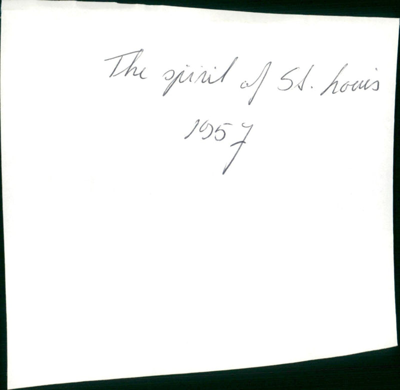 The Spirit of St. Louis - Vintage Photograph