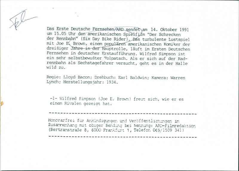 Six Day Bike Rider - Vintage Photograph