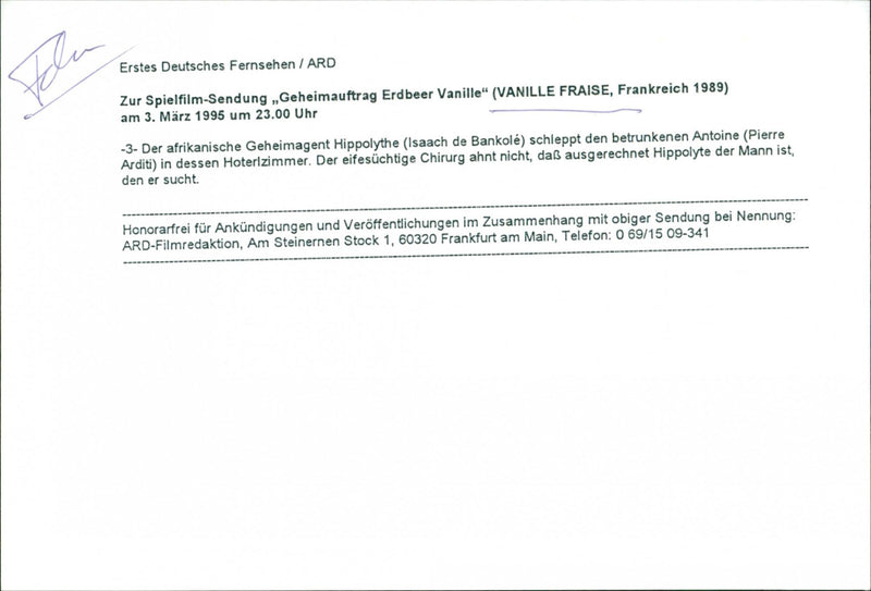 Vanille fraise - Vintage Photograph