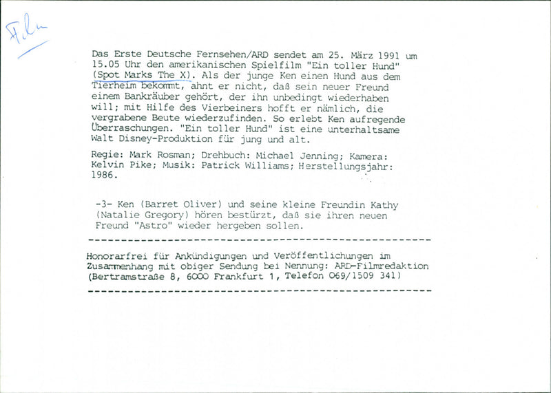 Spot Marks the X - Vintage Photograph