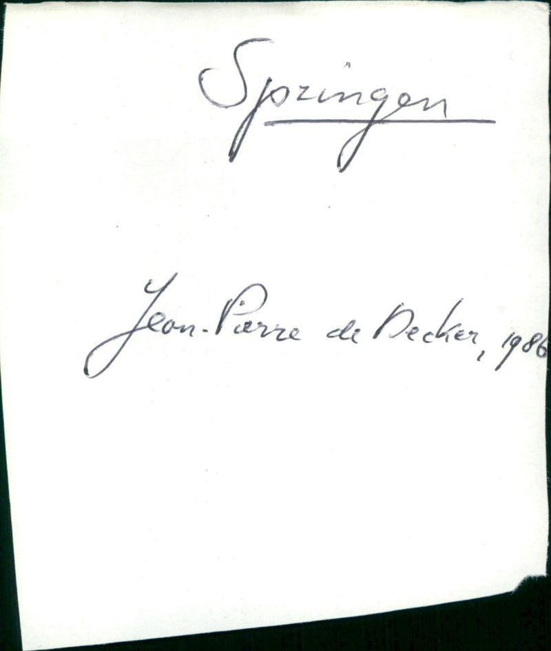 Springen - Vintage Photograph